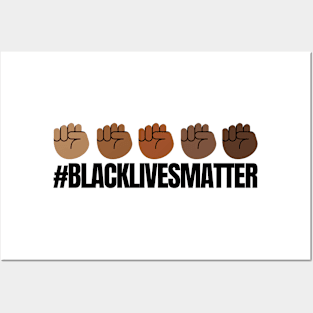 Black Lives Matter! Fist Posters and Art